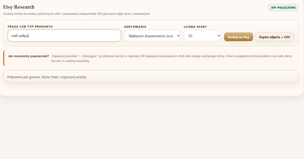 Etsy Research AI