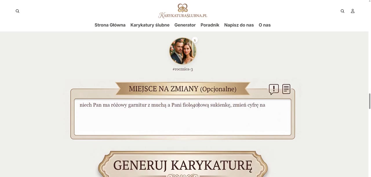 Generator karykatur AI